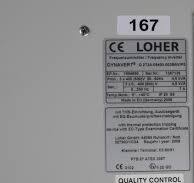 LOHER DYNAVERT Q 2T2A-05400-003BAVIP2 (167) (FREQUENCY INVERTER)