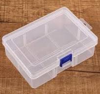 Clear Plastic Jewelry Box Organizer Storage Container