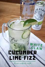 Cucumber Lime White Claw Fizz Cats Cocktails Crafts Mixed Drinks Recipes Lime Fizz Fizz
