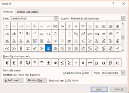 Thnx so much for the response! How To Get The Not Greater Than And Not Less Than Symbols In Ms Word Quora