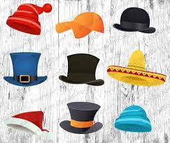 9 Hats Clipartpainted Hatsanta Hat Clipartst Patrick Hat Etsy In 2021 Hat Clipart Santa Hat Clipart Painted Hat