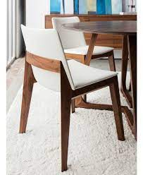 moe s home collection deco dining chair white pvc set of two reviews home macy s dining chairs modern dining chairs white dining chairs