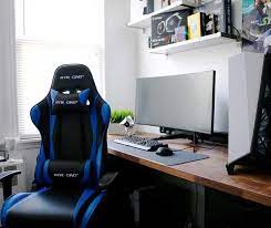 pro series gt002 blue wellness design gaming station game design