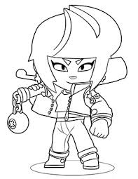 Ausmalbilder Brawl Stars Ausmalbild Bibi Zum Ausdrucken