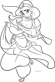 Jasmine Girl Princess Disney Transparent Coloring Page Mermaid Coloring Pages Princess Coloring Pages Fairy Coloring Pages