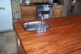 mesquite edge grain island top with