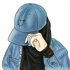 Foto profil keren dan modis bisa bikin akun fb atau wa semakin menarik dan aesthetic. Cute Hijab Cartoon Girl