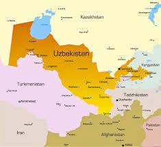 Oʻzbekiston respublikasi), is a country in central asia. Mapa De Ciudades De Uzbekistan Orangesmile Com