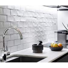 All the hot selling cheap white kitchen tile products online are of strict quality and produced by whether you want cozy and rustic kitchen, or modern and stylish decor, our white. Buy Best Value Normandie Mini White Gloss Handmade Effect Rustic 7 5cm X 15cm Tiles At Yourtiles