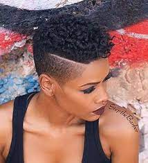 This side part shaved design is the one addition that makes this look so. Best Natural Hairstyles For Short Hair For Women Short Haircut Com