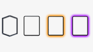 The most valuable cards in the set are the two secret rare cards: Legendary Card Outline Clash Royale Hd Png Download Transparent Png Image Pngitem