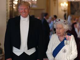 An image of queen elizabeth ii in piccadilly circus, london, april 2020. Queen Elizabeth Ii May Have Shaded Trump By Wearing A Special Tiara