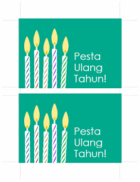 Kesamben tiada kesan terindah tanpa kehadirannya. Kartu Pos Undangan Ulang Tahun
