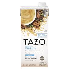 skinny chai latte concentrate tazo tea