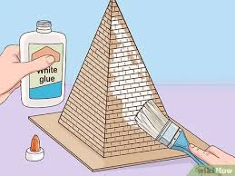 Pyramid card designs come in many varieties but all make a handmade card with a 3d pyramid effect. 3 Ways To Build A Pyramid For School Wikihow