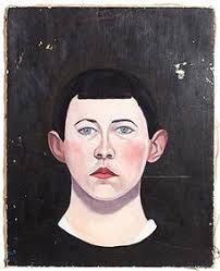 Original Oil On Canvas "boy In Blue" By Isabel Mayo