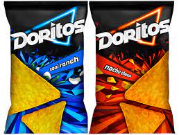A dot above letter i was replaced by a to boost customer interest, doritos removed all content mentioning its logo and brand name from its website. Doritos Logo Packaging Design Exploration On Behance