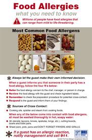 Ming Tsais Food Allergy Reference System Is Your Staffs