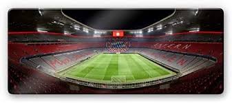 Allianz arena fc bayern münchen Glasbild Fcb Stadion Bei Nacht Wandbild Bayern Munchen Allianz Arena Fussball Bundesliga Rekordmeister Sportverein Spiele Mannschaft Panorama Mit Wandhalterung Wall Art 120x50 Cm Amazon De Spielzeug