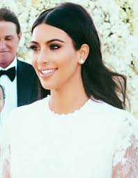 Wedding Hair Kardashian Wedding Kim Kardashian Wedding Bridal Makeup