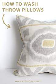 How to wash throw pillows. Learn How To Clean Your Throw Pillows Just Like Bed Pillows Dead Skin Oil Loose Hair And Droo How To Wash Throw Pillows Throw Pillows How To Clean Pillows