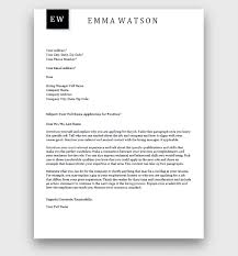 Application letters are the business letters that are commonly attached before a document such as resumes. Free Cover Letter Templates To Download