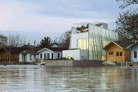 Flood zone and house prices. Carl Turner S Floating House Is A Sustainable Solution For Flood Zones