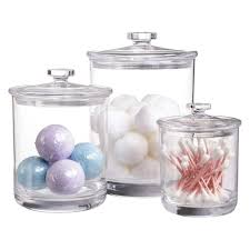 Durable acrylic apothecary jar set combines beauty with organization. Set Of 3 Apothecary Multifunctional Acrylic Jars Plastic Jars With Lids Buy Clear Candy Jar Cookie Holders Apothecary Jars Jewelry Cosmetic Makeup Storage Organizer Acrylic Plastic Apothecary Jars Acrylic Multifunctional Round Container