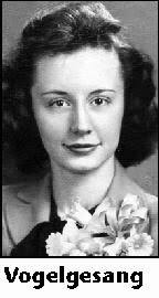 DOROTHY VOGELGESANG Obituary (2011)