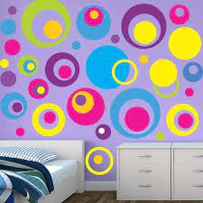 Great savings & free delivery / collection on many items. Circle Wall Stickers Circle Decals Kids Room Wall Stickers Kids Room Wall Stickers Wall Stickers Circles Wall Decor Stickers