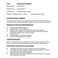 sample cover letter for utility worker