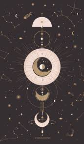 Moon Phase Constellation Art Constellation Art Art Moon Art