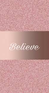 Believe In Yourself Motivational Quote Love The Rose Pink Background And Solid Rose Pink Strip This Is Such Rose Gold Wallpaper Gold Wallpaper Girl Wallpaper