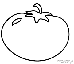 Dibujo Tomate Para Colorear