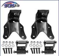 Rear Leaf Spring Shackle Bracket Pair Repair Kit for Ford Bronco Pickup  F150 4WD
