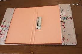 バインダーのカバー作り方 nuinui 暮らしとハンドメイド バインダーカバー バインダー ハンドメイド