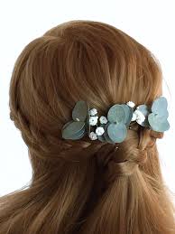 Silk flowers at low prices. Hair Piece Wedding Eucalyptus Baby S Breath Flowers Hydrangea Bridal Hair Comb Wrist Corsage Bobby Pins Accessories Weddings Sevensvideo Com