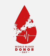 Heart and blood drop illustration. 2020 World Blood Donor Day Sma Negeri 1 Singaraja