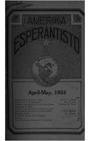 Amerika Esperantisto apr-maj 1924