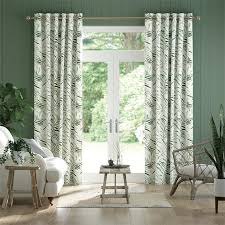 West elm one (1) luster velvet blackout curtain 48x84 pewter grey nwt. Kentia Linen Leaf Curtains Blinds Online