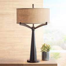 Tremont Bronze Iron Table Lamp 4t410 Www Lampsplus Com Stylish Table Lamps Farmhouse Table Lamps Table Lamps For Bedroom