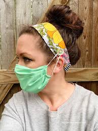 Headbands With Buttons For Face Masks Sewing Headbands Headband Pattern Diy Headband