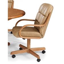 Gymax pu leather adjustable modern chair swivel round tufted back white. Douglas Casual Living Natasha Swivel Dining Chairs Discount Dinettes