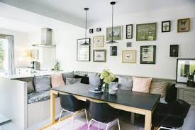 Built In Banquette Middle Of Room Instead Of Bar Counter Kitchen Seating Dining Nook Diy Kitchen Renovation