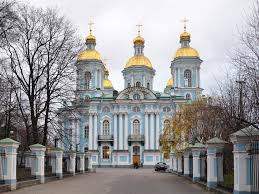 Собор спроектировал савва чевакинский в стиле блистательного елизаветинского барокко. Nikolskij Sobor Glavnyj Morskoj Hram Rossii Aroundcard