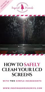 See you later, dirty television screens. How To Safely Clean Your Lcd Or Computer Screens Clean Flat Screen Tv Clean Tv Screen Cleaning Screens