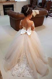 Shop online for dresses for girls, designer dresses, party wear dresses and frocks from top snapdeal has a variety of kids' dresses and frocks for you to choose from for every occasion. Applique Lace Flower Girl Dress With Bow Princess Girls Pageant Dresses Kids Prom Puffy Tulle Ball Gown Flower Girl Dresses Tulle Girls Pageant Dresses Flower Girl Dresses