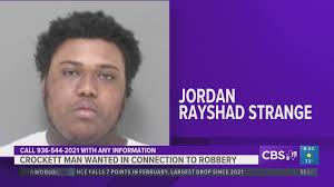 Crockett man wanted in connection to robbery