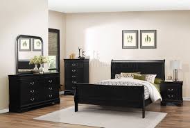It is crafted from select hardwoods and veneers. Louis Phillipe Bedroom Set 5pc In Black By Lifestyle W Options