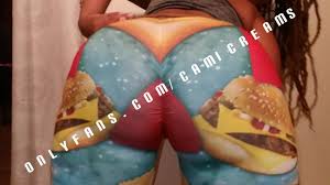 McDonalds Burger Tights Hugs Cami Creams Booty Clapping Bent Over Thick  Thighs Shaking Ebony BBW Ass
